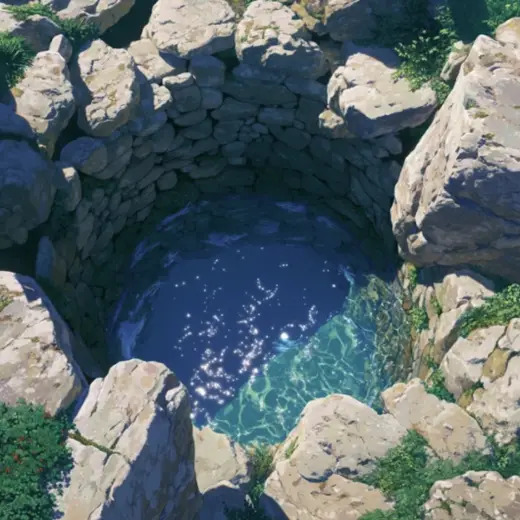 Crystal Pool – AI image example