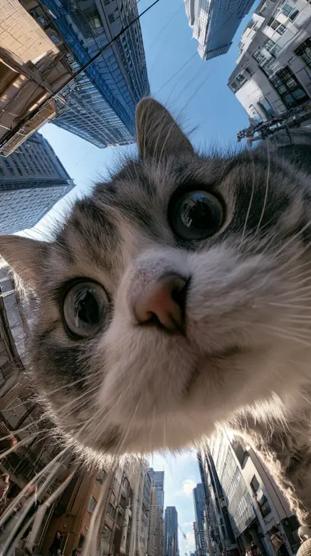 Giant Cat Over Tokyo