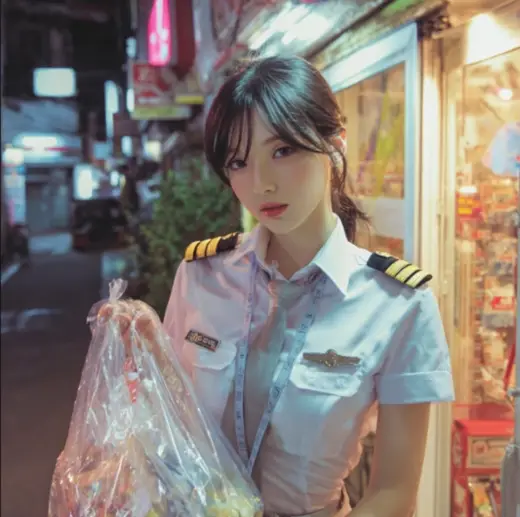 Night Market Uniform – AI image example