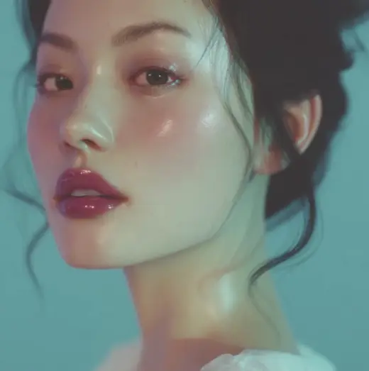The Mirror Speaks First – AI image example